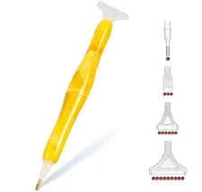 Diamond Painting Premium Pen Ergonomic Wave Yellow