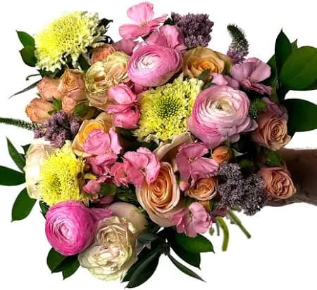Pastel Cut Flowers Bouquet