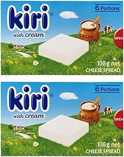 Fresh Cream & Milk 6 Cube Cheese, 2 x 108 g
