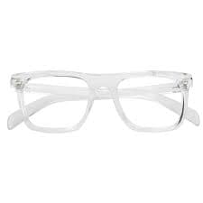 Amazon.com: NIDOVIX Trendy Square Blue Light Blocking Glasses for Men Women, Fashion Frame Non-prescription Computer Glasses (Transparent) : Health & Household
