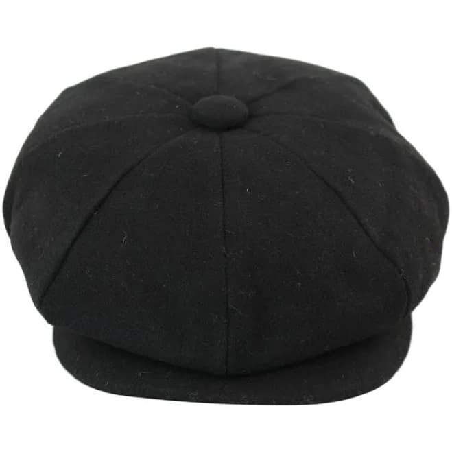 Men's Tweed Newsboy 8 Panel Cap Peaky Blinders Baker