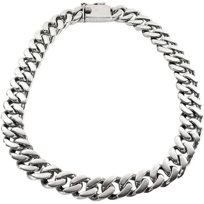 .925 Sterling Silver Heavy Cuban Chain Necklace