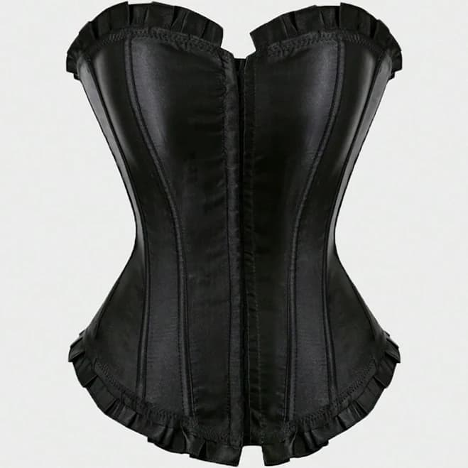 Renaissance Satin Lace Up Corset Top
