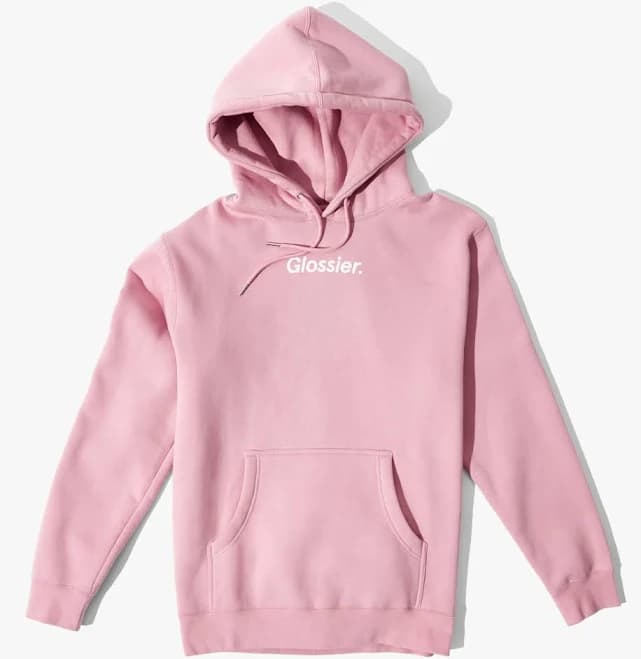 Glossier Women's Tops Glossier Hoodie Pink
