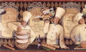 French Pastry Chef Kitchen Wallpaper Border ,Bakery Cafe Bake Shop | eBay