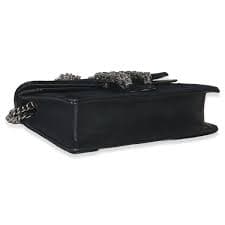 Gucci Black Velvet Super Mini Dionysus Chain Bag | myGemma | Item #151093