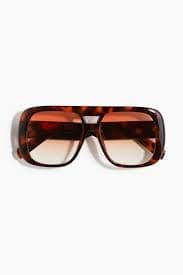 Aviator-Style Sunglasses - Brown/tortoiseshell-patterned - Ladies | H&M US
