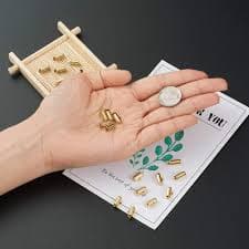Amazon.com: Pandahall - 20 tubos de cierre deslizante de latón para puntas deslizantes para cuentas redondas de semillas 11/0 u 8/0, color dorado (0.433 in) : Arte y Manualidades