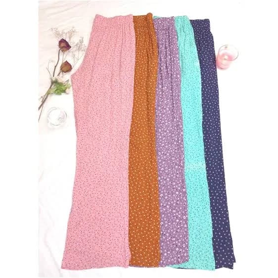 Oversized Floral Gauze Pajama Pants