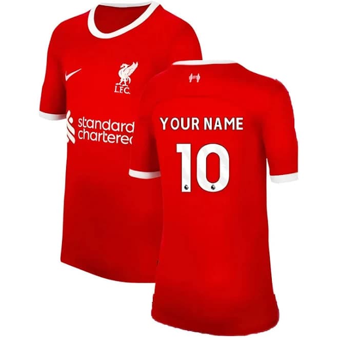 nike '23-'24 Liverpool Home Jersey Kids Red XS Polyester Made