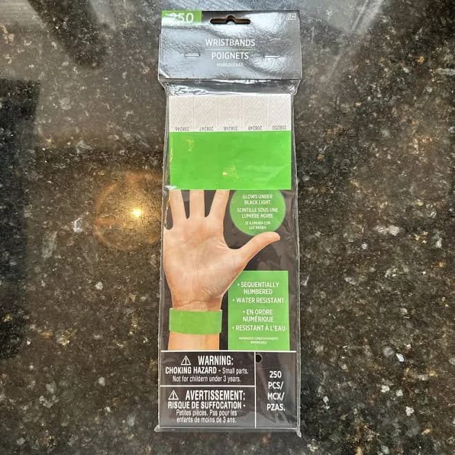 Party City Green Wristbands
