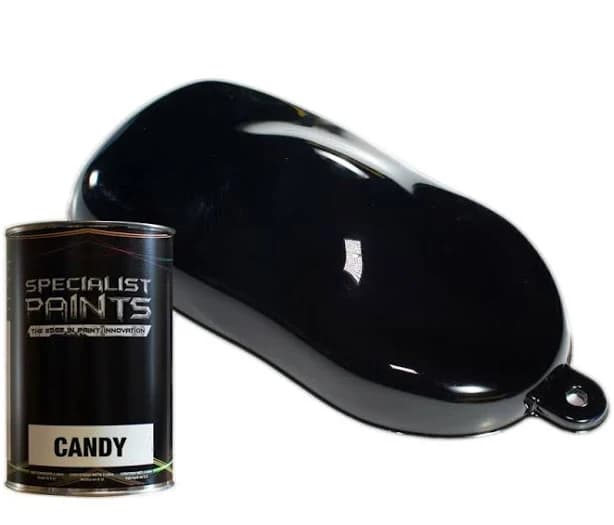 Candy Black Urethane Based Auto Motorcycle Custom Paint Pint Kit