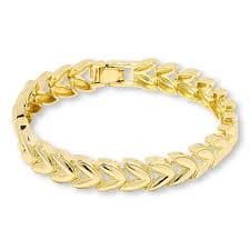 Bellezza Bronze Cast Link Line Bracelet | HSN