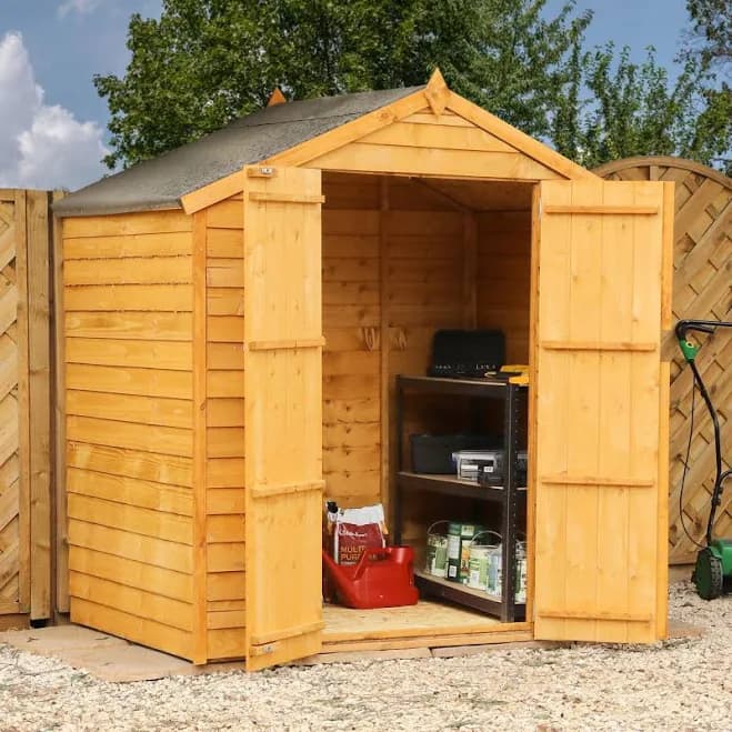 Value Overlap Double Door Apex Shed
