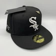 Chicago White Sox Paper Plane Roc Nation 59Fifty New Era Hat Fitted pin 7 5/8