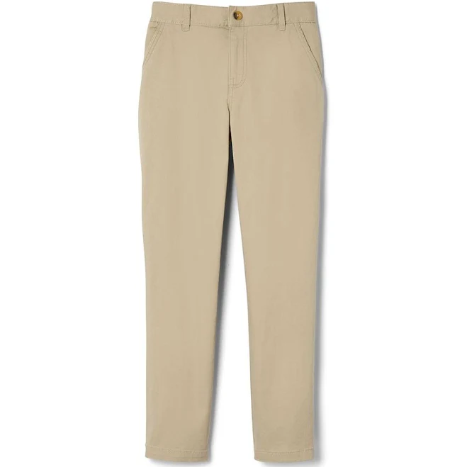 French Toast Boys' Adjustable Waist Stretch Straight Fit Chino Pants