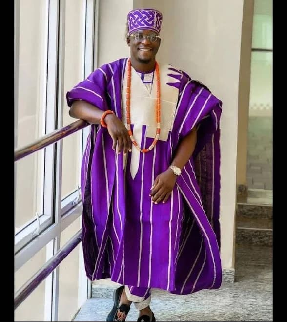 African Men's 3 Piece Agbada Set