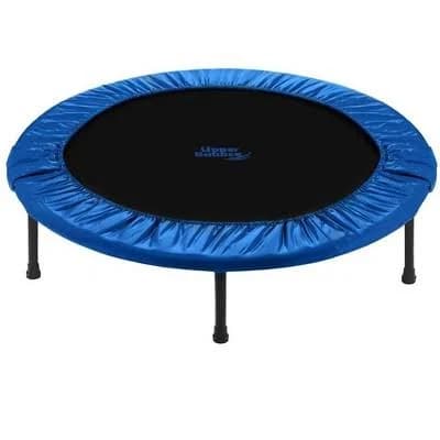 Upper Bounce Mini Fitness Trampoline 36" Compact Foldable Rebounder for Kids & Adults