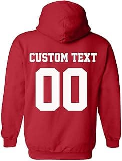 Unisex Adults & Kids Hoodie | Pink, Black | Customize with Name/Number | Sports & Daily Wear