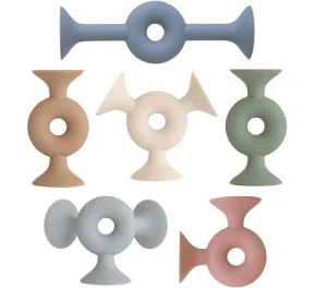 Mushie Silicone Suction Builders Donut