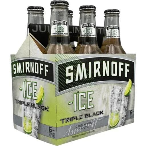 Smirnoff Ice Triple Black 11.2oz Bottles 12oz