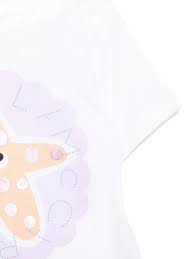Stella McCartney Kids starfish-graphic T-shirt | White | FARFETCH IL