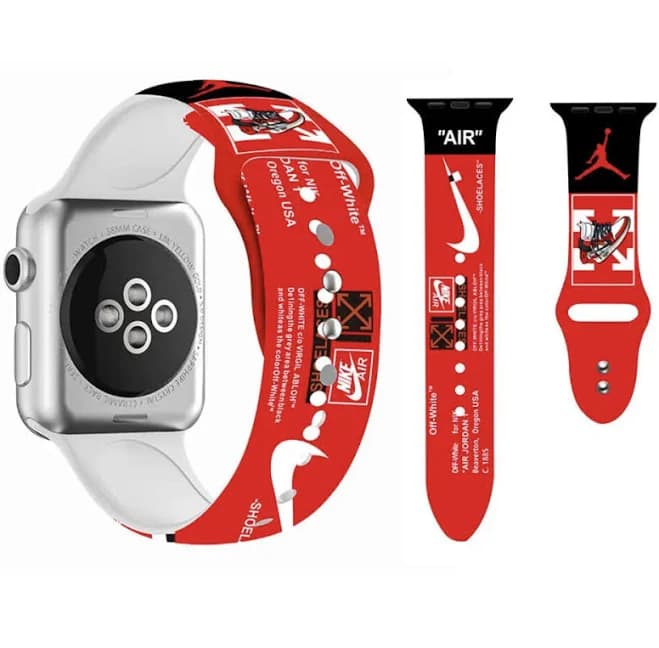 Watch Series Off White Nike Apple Watch Band Apple Watch Nike Series GPS, 41mm Starlight Aluminium Case Smart