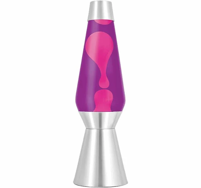 Schylling Pink Purple Silver Lava Lamp