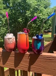 Minnie and Mickie Straw Toppers - Etsy
