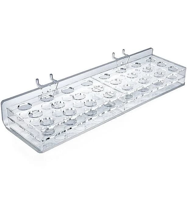 Azar Displays 24-Slot Mascara & Cosmetic Tray