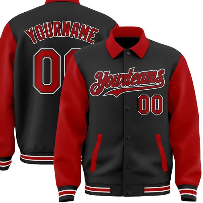 Custom Varsity Letterman Bomber Jacket