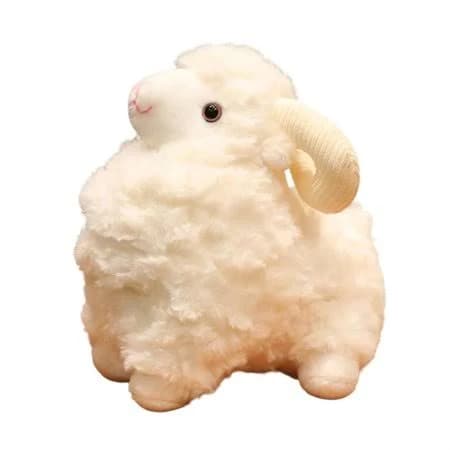 Eclipsejewels Sheep Plush Stuffed Toy - Cute Realistic Lamb Doll Soft Stuffed Animal for Children's Comfort, Perfect Birthday Gift for Kids,White,