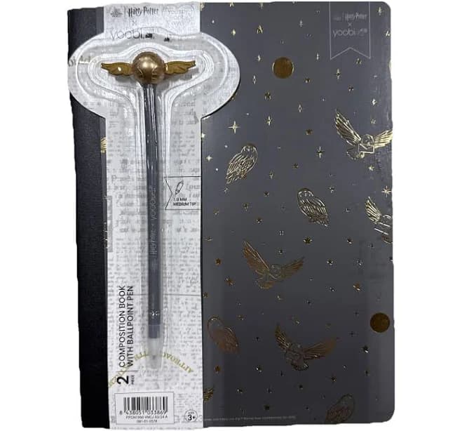 Yoobi College Ruled Composition Book with Pen