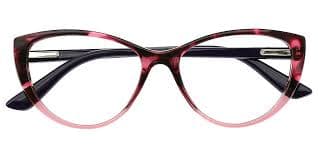 Sway #XY3041 Purple Cat Eye Modish TR90 Eyeglasses | Muukal.com