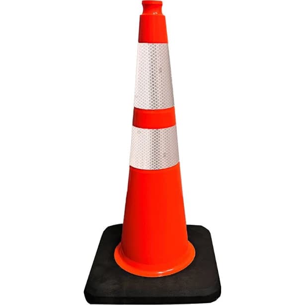 Plasticade 528SL-10-3 28" PVC Traffic Cone