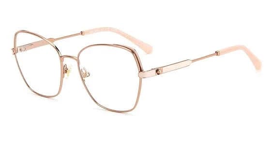 Kate Spade Zeena/G Red Gold Cat Eye