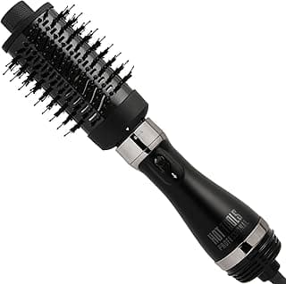 Pro Artist Black Gold Detachable One Step Volumizer and Hair Dryer | Pro Drying & Styling (Medium)