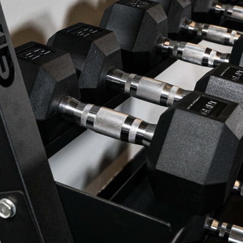 GIANT Rubber Hex Dumbbell Sets - Ergonomic – Giant Lifting