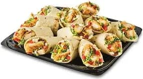 Crispy Chicken Strips Wrap Platter