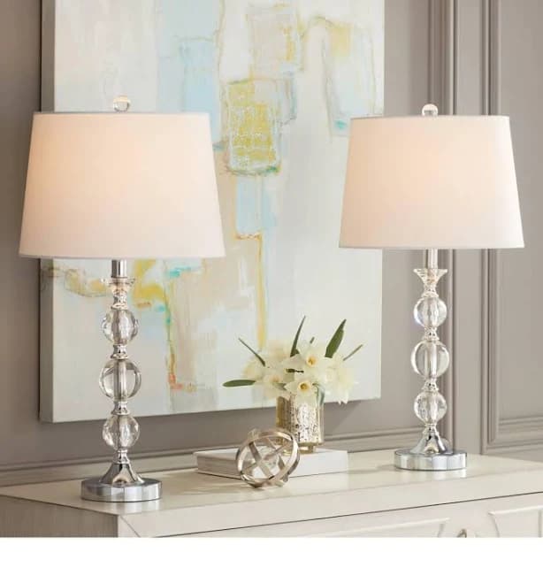 360 Lighting Modern Table Lamps Set of 2