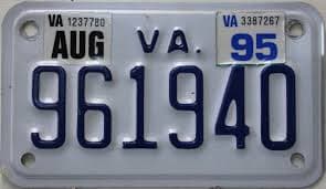961940 - Virginia - 1955 | Great American Plates