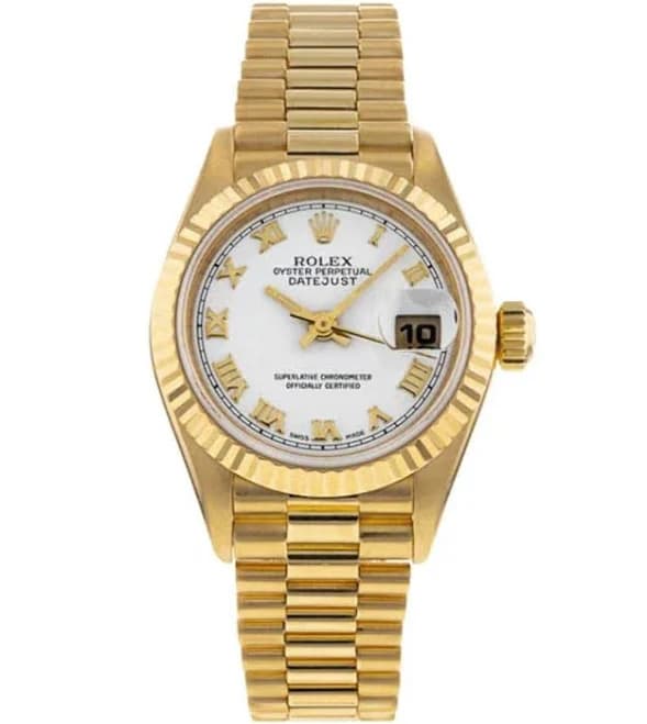 Rolex Lady-Datejust 26 Gold Watch 179178