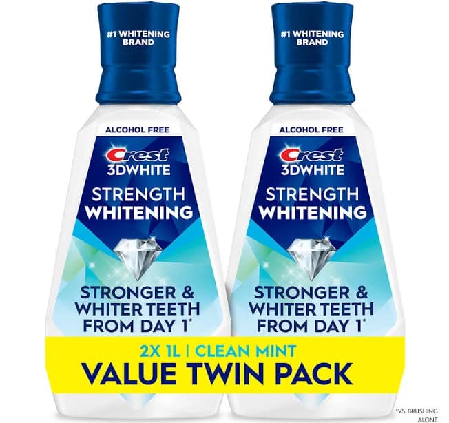 Crest 3D White Strength Whitening Mouthwash