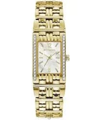 Wittnauer Women's Rectangular Diamond Bezel Stainless Steel Watch
