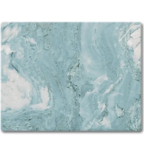 Highland Wood Teal Quartz Tempered Glass Cutting Board