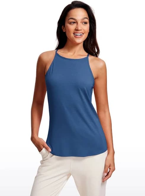 Crz Yoga Women's Yoga Classic Fit Halter Tank