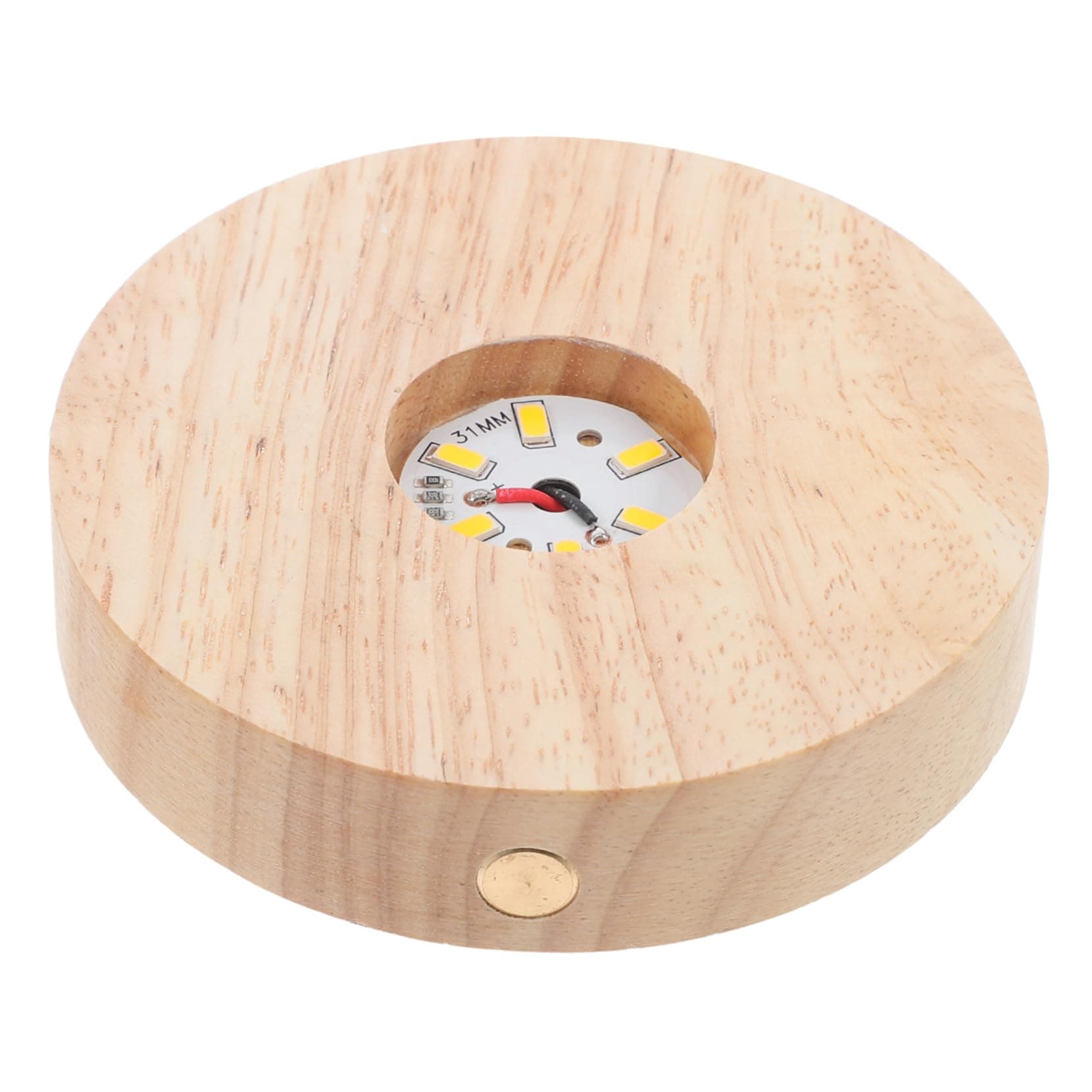 Amazon.com: Veemoon 1set Wooden Led Light Base for Crystal Display USB Powered Pedestal Stand for Art Design Decorative Lighting for Home and Events : Home & Kitchen