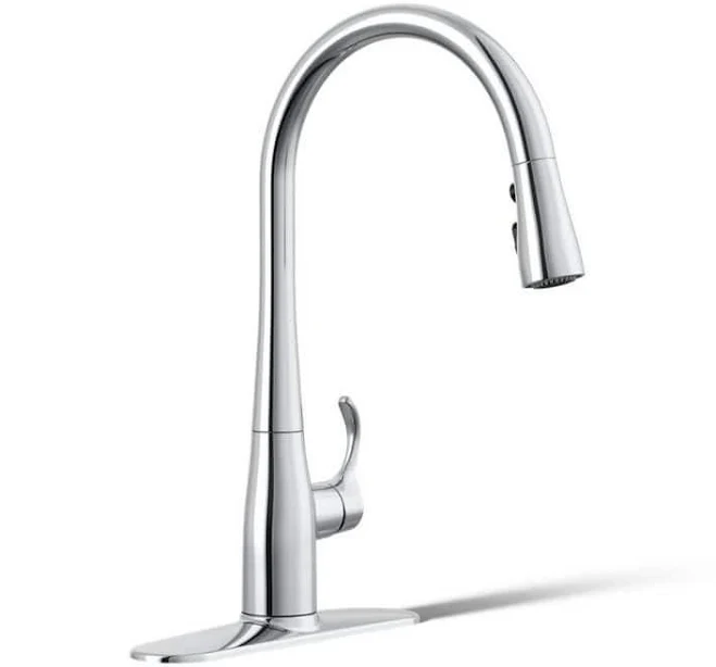 KOHLER Simplice Single Handle Pull Down Kitchen Faucet