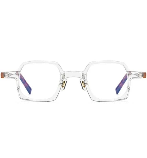 Cecil Square Clear Glasses Acetate Frame