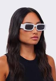 Unisex AKILA Verve Sunglasses - White/Black | Garmentory